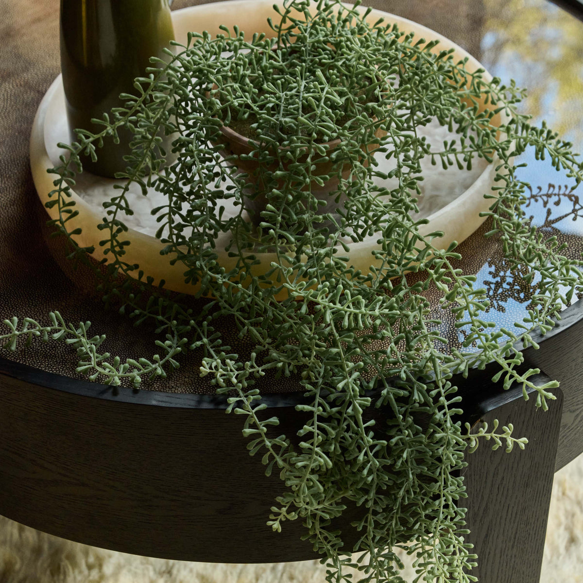 ARTIFICIAL POTTED STRING OF PEARLS