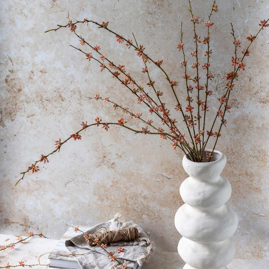 ARTIFICIAL SUCCULENT BRANCH, CORAL