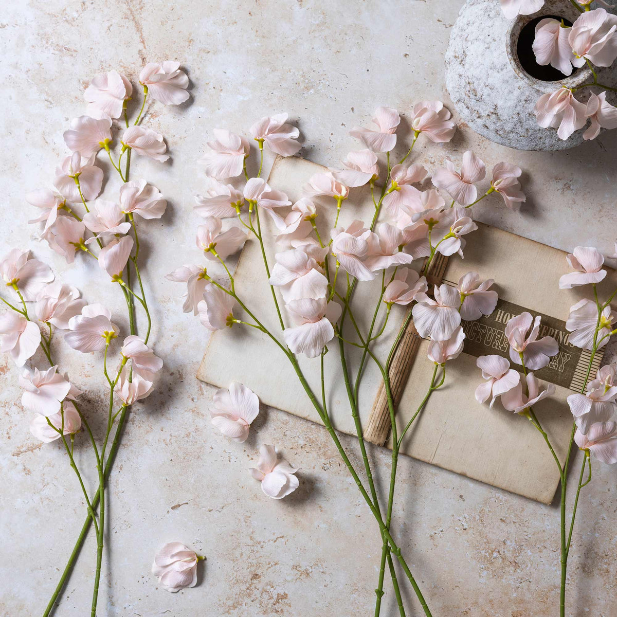 ARTIFICIAL SWEET PEA - *PRE ORDER* Due Mid January 2027