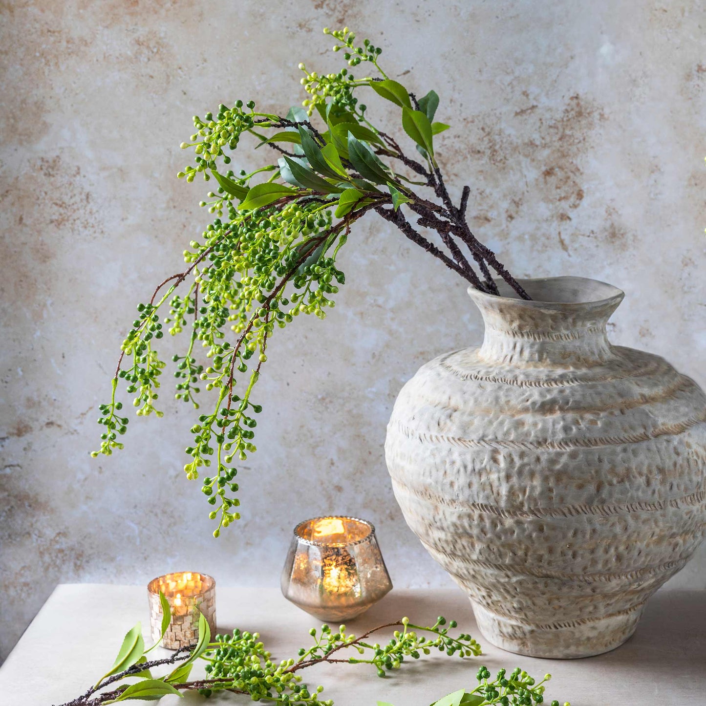 ARTIFICIAL VIBURNUM BRANCH