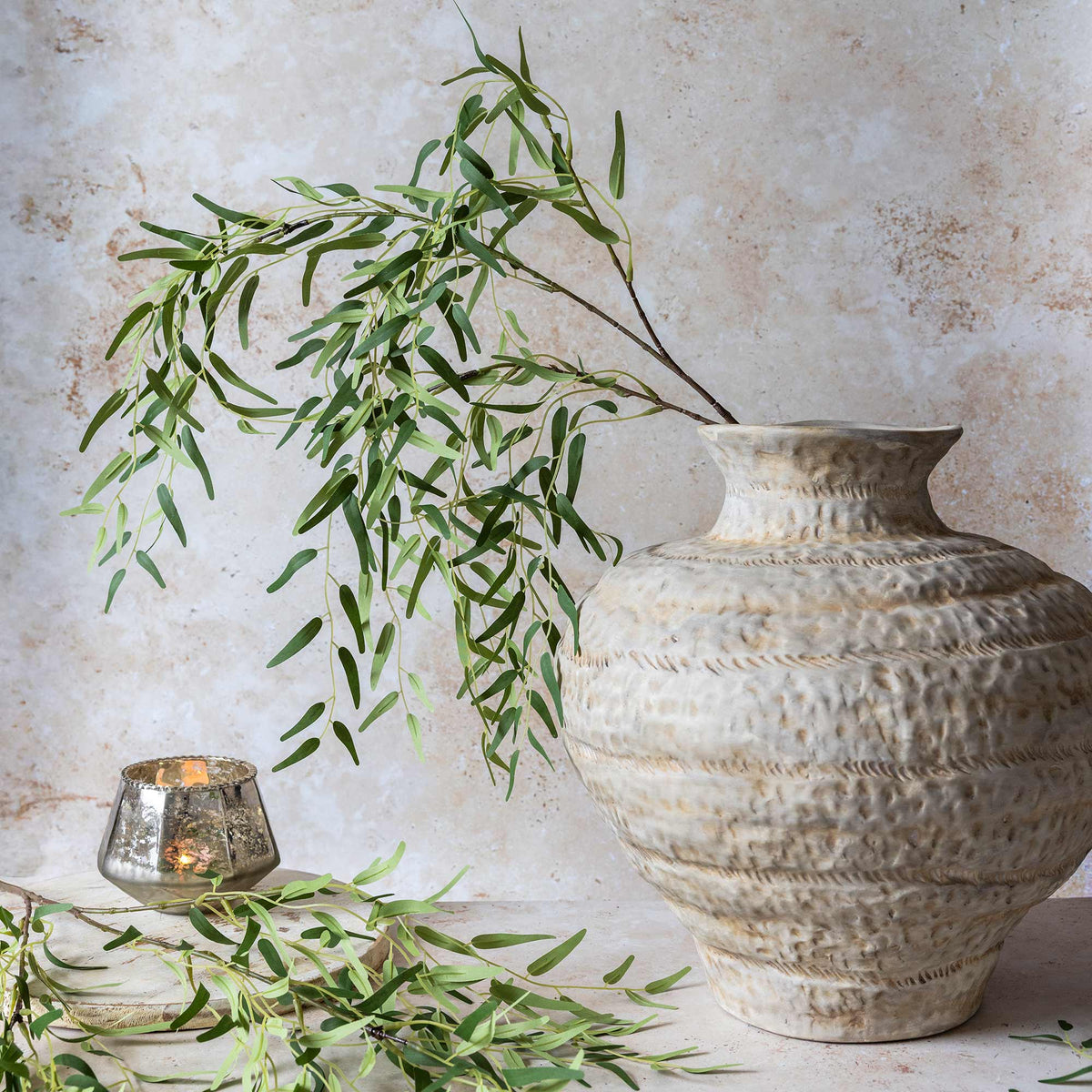 ARTIFICIAL WILLOW BRANCH, FOREST GREEN - *PRE ORDER* Due Early January 2027