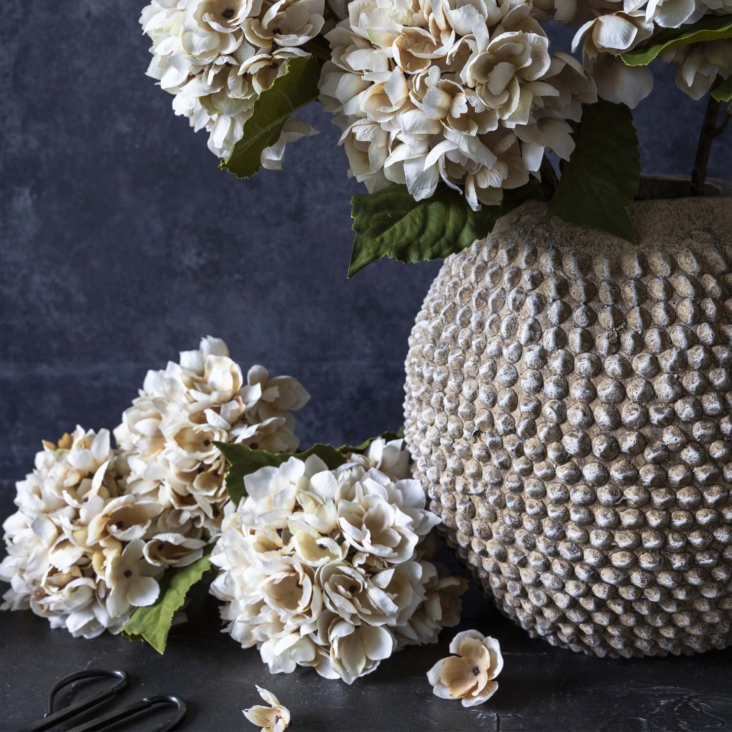 ARTIFICIAL HYDRANGEA, MORNING MIST - LARGE - *Pre-order* SHIPPING July 2026