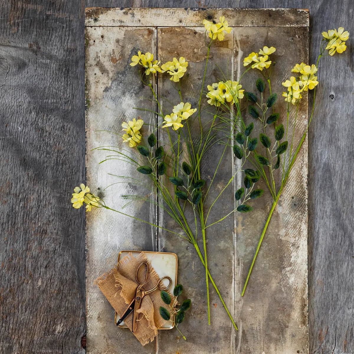 ARTIFICIAL WILD MEADOW BUTTERCUP, GOLDEN - *PRE ORDER* Due Mid November 2026