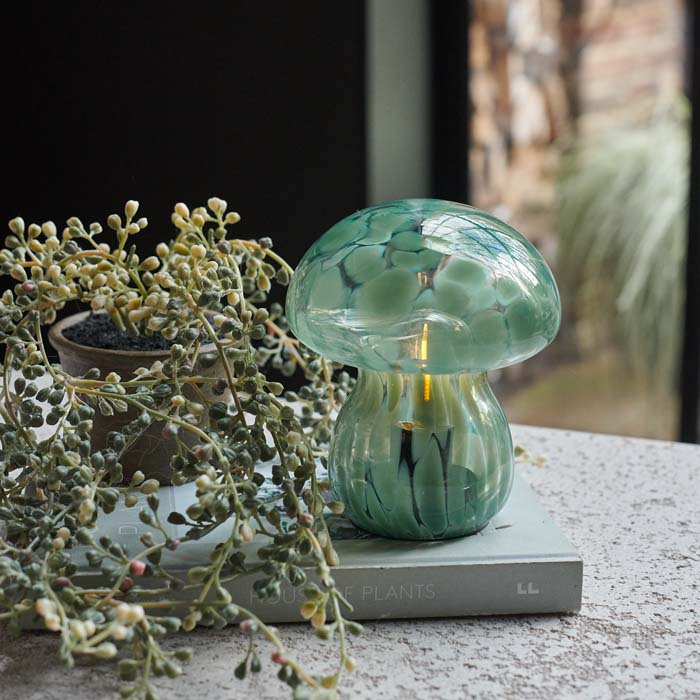 MUSHROOM CORDLESS LED LAMP - FOREST GREEN - *Pre-Order* - Shipping August 2026