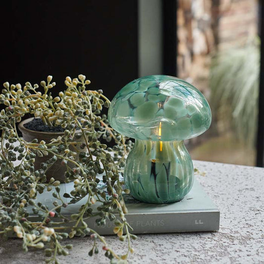 MUSHROOM CORDLESS LED LAMP - FOREST GREEN - *Pre-Order* - Shipping August 2026