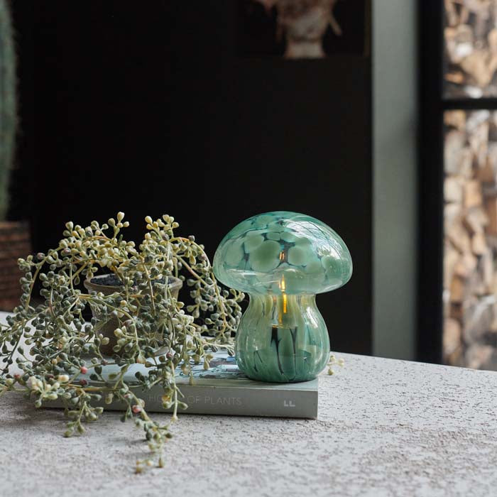 MUSHROOM CORDLESS LED LAMP - FOREST GREEN - *Pre-Order* - Shipping August 2026