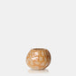 NILA GLASS CANDLE HOLDER - HONEY