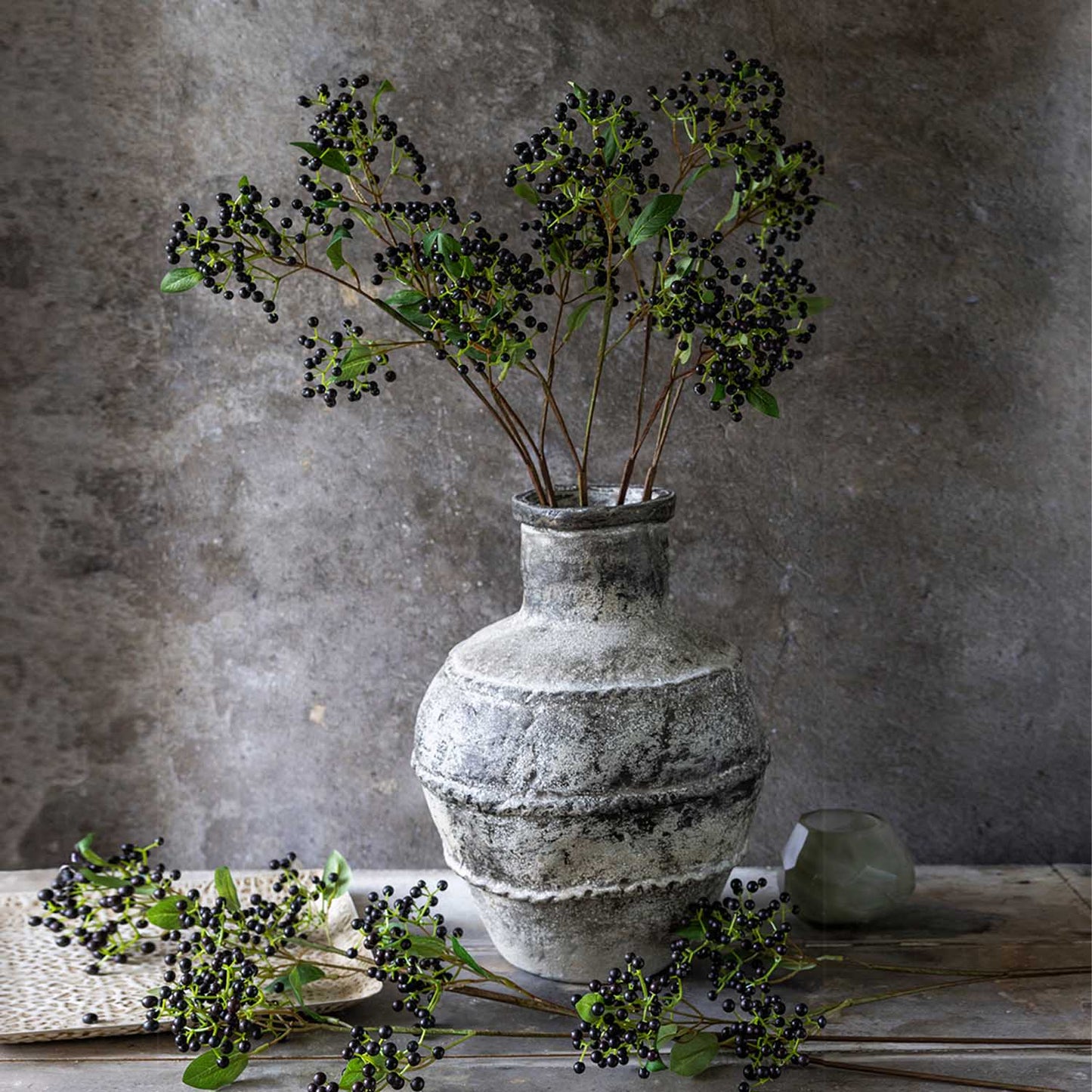 ARTIFICIAL BLACKENED VIBURNUM - *Pre-order* SHIPPING July 2026