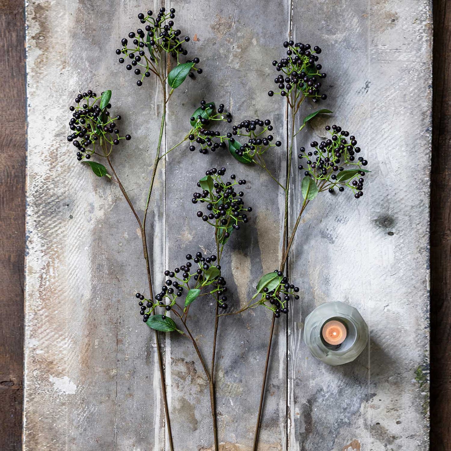 ARTIFICIAL BLACKENED VIBURNUM - *Pre-order* SHIPPING July 2026