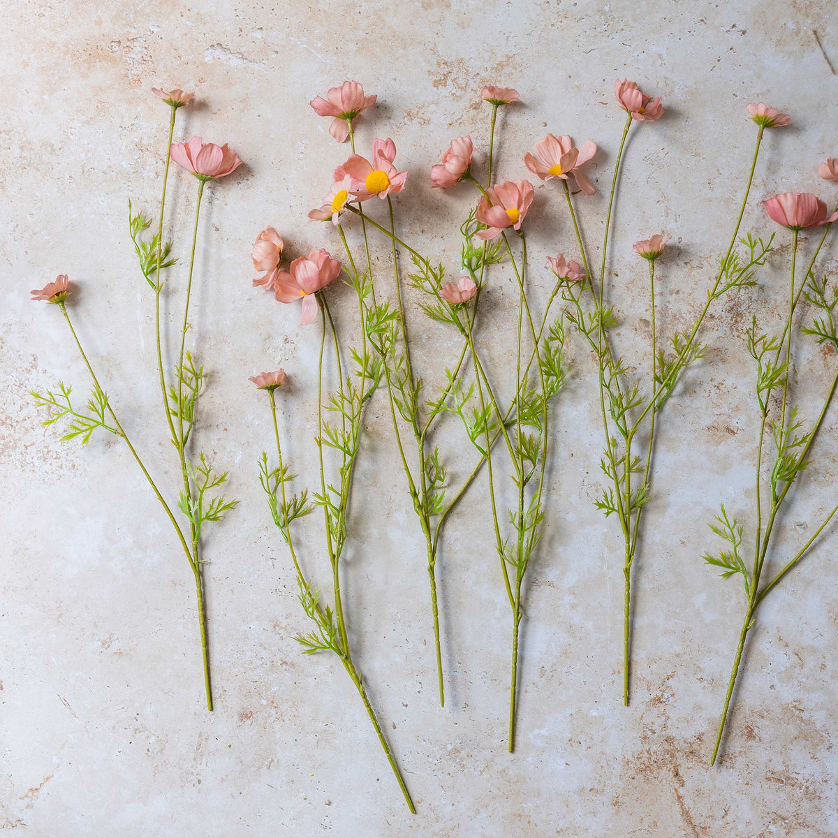 ARTIFICIAL COSMOS MEADOW, SOFT PINK - *PRE ORDER* Due Early January 2027