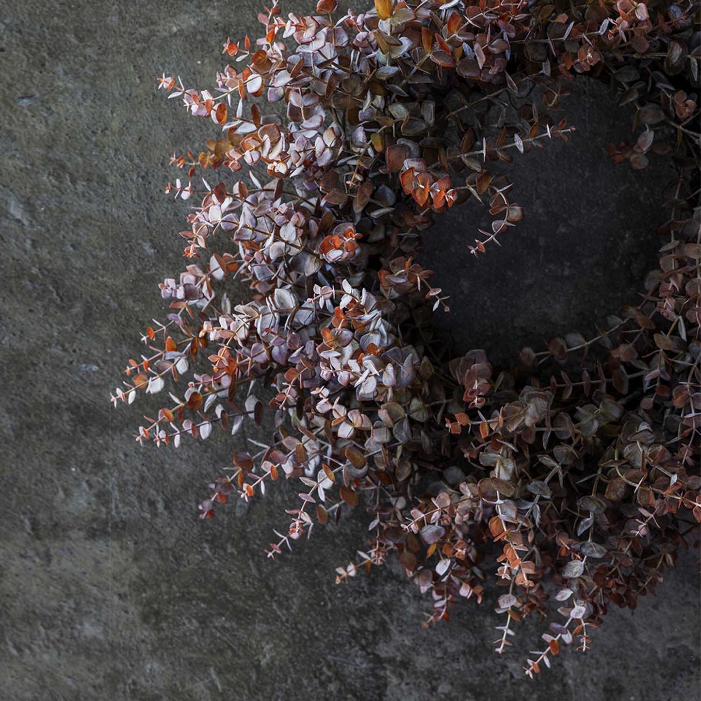 ARTIFICIAL EUCALYPTUS WREATH, DUSK - *Pre-order* SHIPPING July 2026