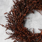 ARTIFICIAL EUCALYPTUS WREATH, RUSSET - *Pre-order* SHIPPING July 2026