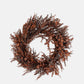 ARTIFICIAL EUCALYPTUS WREATH, RUSSET - *Pre-order* SHIPPING July 2026