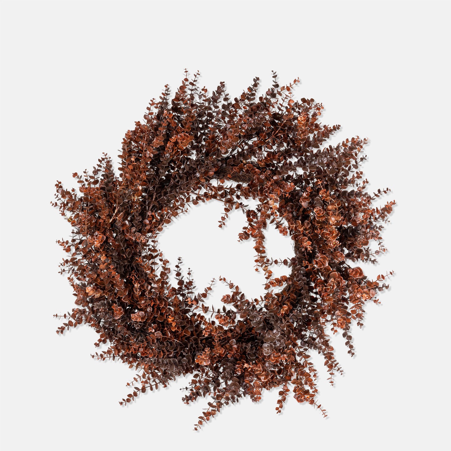 ARTIFICIAL EUCALYPTUS WREATH, RUSSET - *Pre-order* SHIPPING July 2026