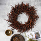 ARTIFICIAL EUCALYPTUS WREATH, RUSSET - *Pre-order* SHIPPING July 2026