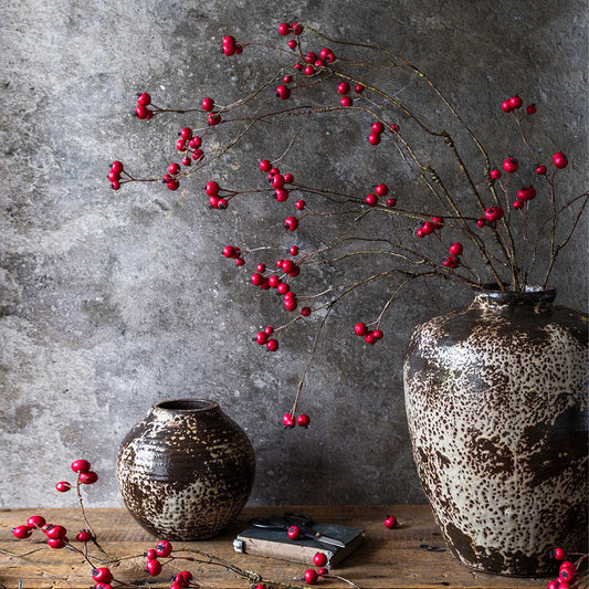 ARTIFICIAL HAWTHORN BERRY, RUBY - *Pre-order* SHIPPING July 2026