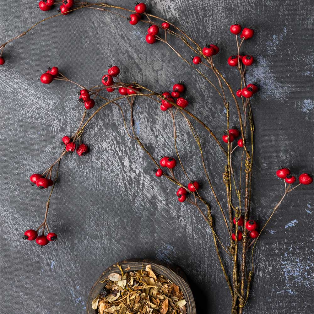ARTIFICIAL HAWTHORN BERRY, RUBY - *Pre-order* SHIPPING July 2026