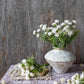 ARTIFICIAL HELLEBORE BUNCH, WHITE  - *Pre-order* SHIPPING July 2026