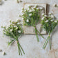 ARTIFICIAL HELLEBORE BUNCH, WHITE  - *Pre-order* SHIPPING July 2026