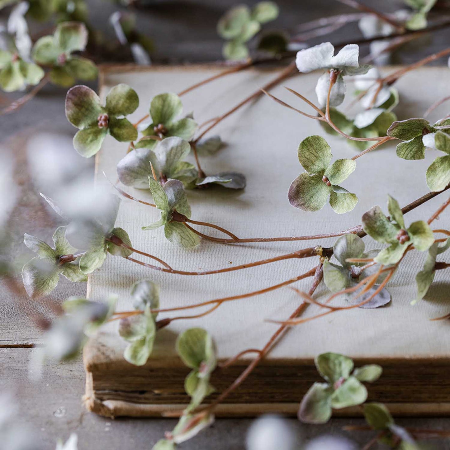 ARTIFICIAL HIBERNAL BLOSSOM, SOFT SAGE - *Pre-order* SHIPPING July 2026