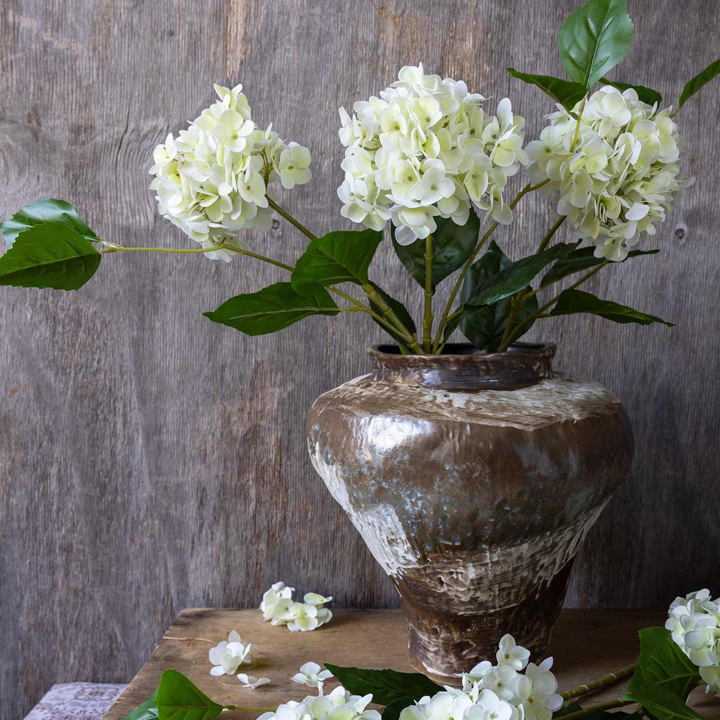 ARTIFICIAL REAL TOUCH HYDRANGEA, ZEST