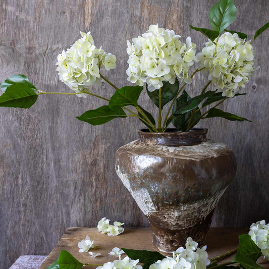 ARTIFICIAL REAL TOUCH HYDRANGEA, ZEST