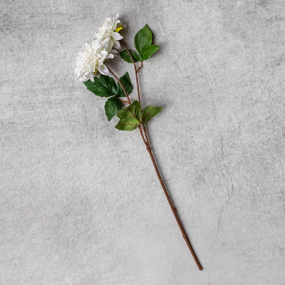 ARTIFICIAL REAL TOUCH DAHLIA, CREAM - *Pre-order* SHIPPING July 2026
