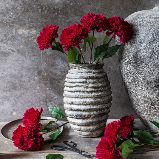 ARTIFICIAL REAL TOUCH DAHLIA, RUBY - *Pre-order* SHIPPING July 2026