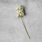 ARTIFICIAL REAL TOUCH HYDRANGEA CONE, CREAM - *Pre-order* SHIPPING July 2026