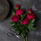ARTIFICIAL REAL TOUCH PEONY, RUBY - *Pre-order* SHIPPING July 2026