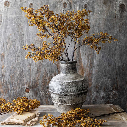ARTIFICIAL SEDGE WINTER, SAFFRON - *Pre-order* SHIPPING July 2026
