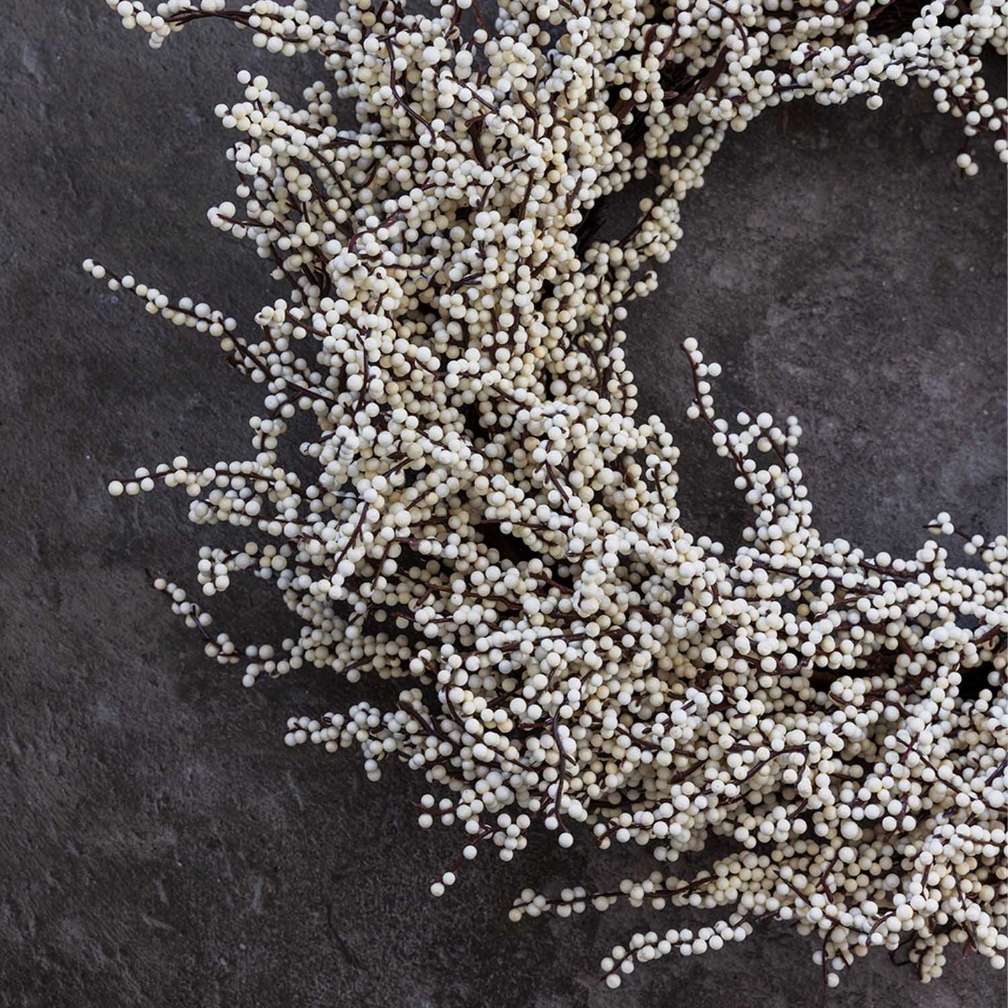 ARTIFICIAL SNOWBERRY WREATH - *Pre-order* SHIPPING July 2026