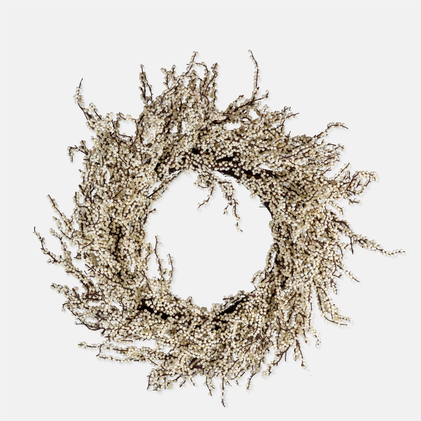 ARTIFICIAL SNOWBERRY WREATH - *Pre-order* SHIPPING July 2026