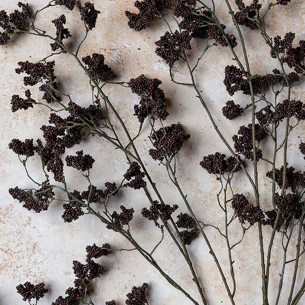 ARTIFICIAL WILD WINTER BERRY, CLARET - *Pre-order* SHIPPING MAY 2026