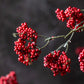 ARTIFICIAL WILD WINTER BERRY, RUBY - *Pre-order* SHIPPING MAY 2026