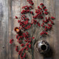 ARTIFICIAL WILD WINTER BERRY, RUBY - *Pre-order* SHIPPING MAY 2026