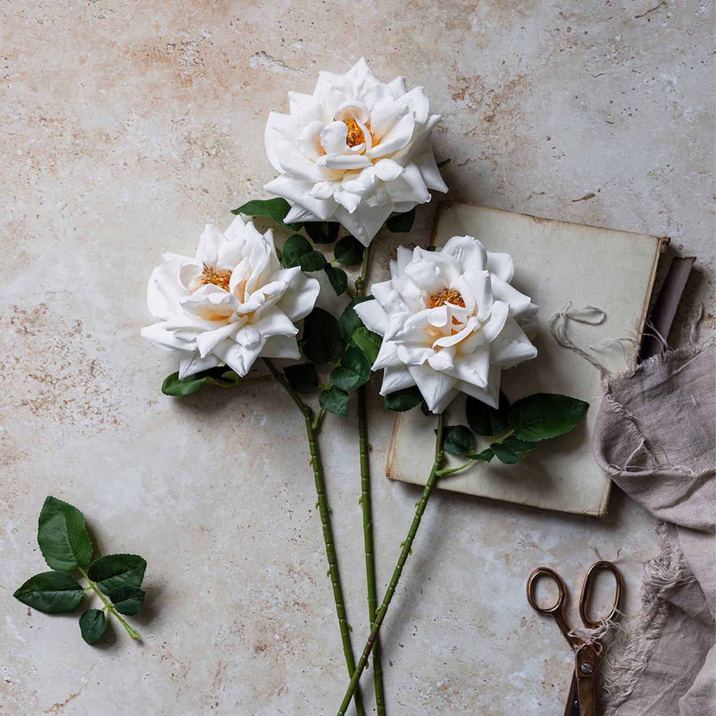 ARTIFICIAL WINTER ROSE - *Pre-order* SHIPPING MAY 2026