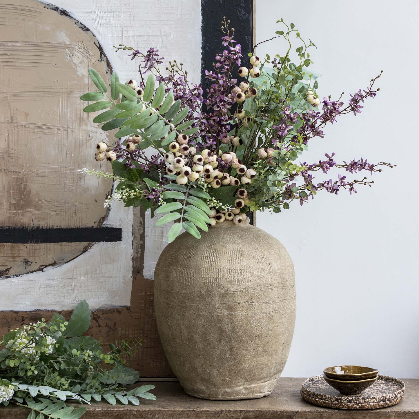 ARTIFICIAL WILD ORCHID BUNCH
