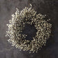 ARTIFICIAL BERRY WREATH, CREAM - *Pre-order* SHIPPING July 2026