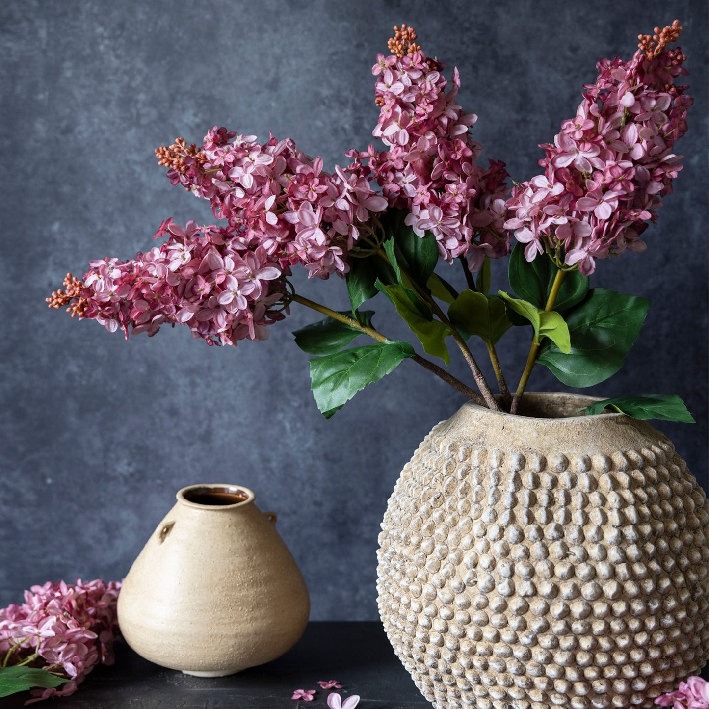 ARTIFICIAL CONE HYDRANGEA, SUNSET