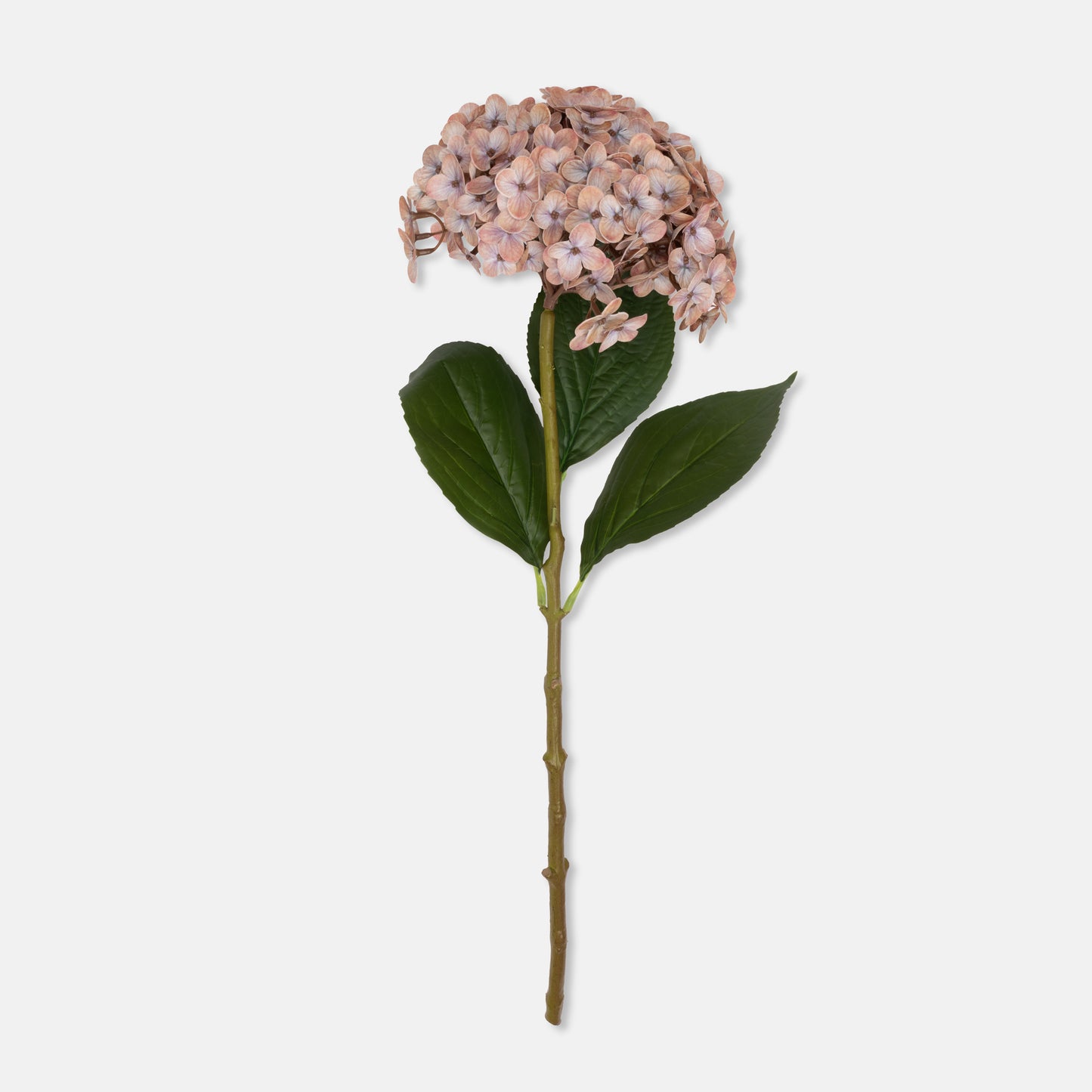 ARTIFICIAL REAL TOUCH HYDRANGEA, ANTIQUE BLUSH *Pre Order * July 2026