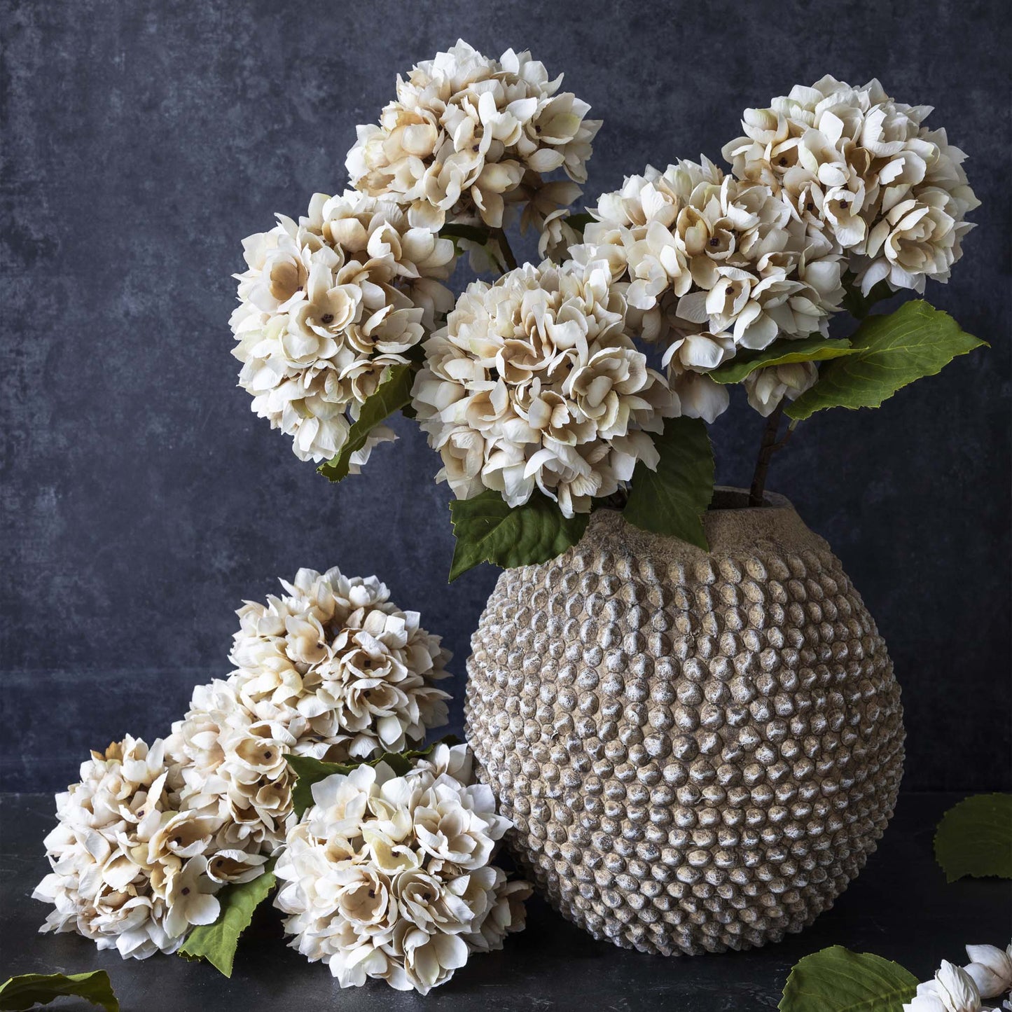ARTIFICIAL HYDRANGEA, MORNING MIST - LARGE - *Pre-order* SHIPPING July 2026