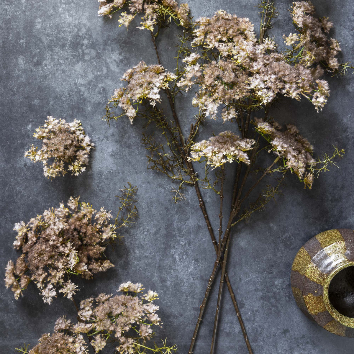 ARTIFICIAL QUEEN ANNE'S LACE, BLUSH - *PRE ORDER* Due Early January 2027