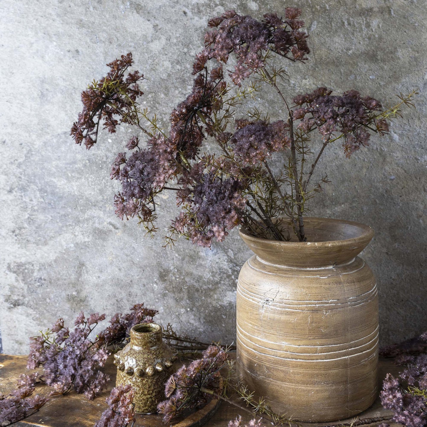ARTIFICIAL QUEEN ANNE'S LACE, PURPLE