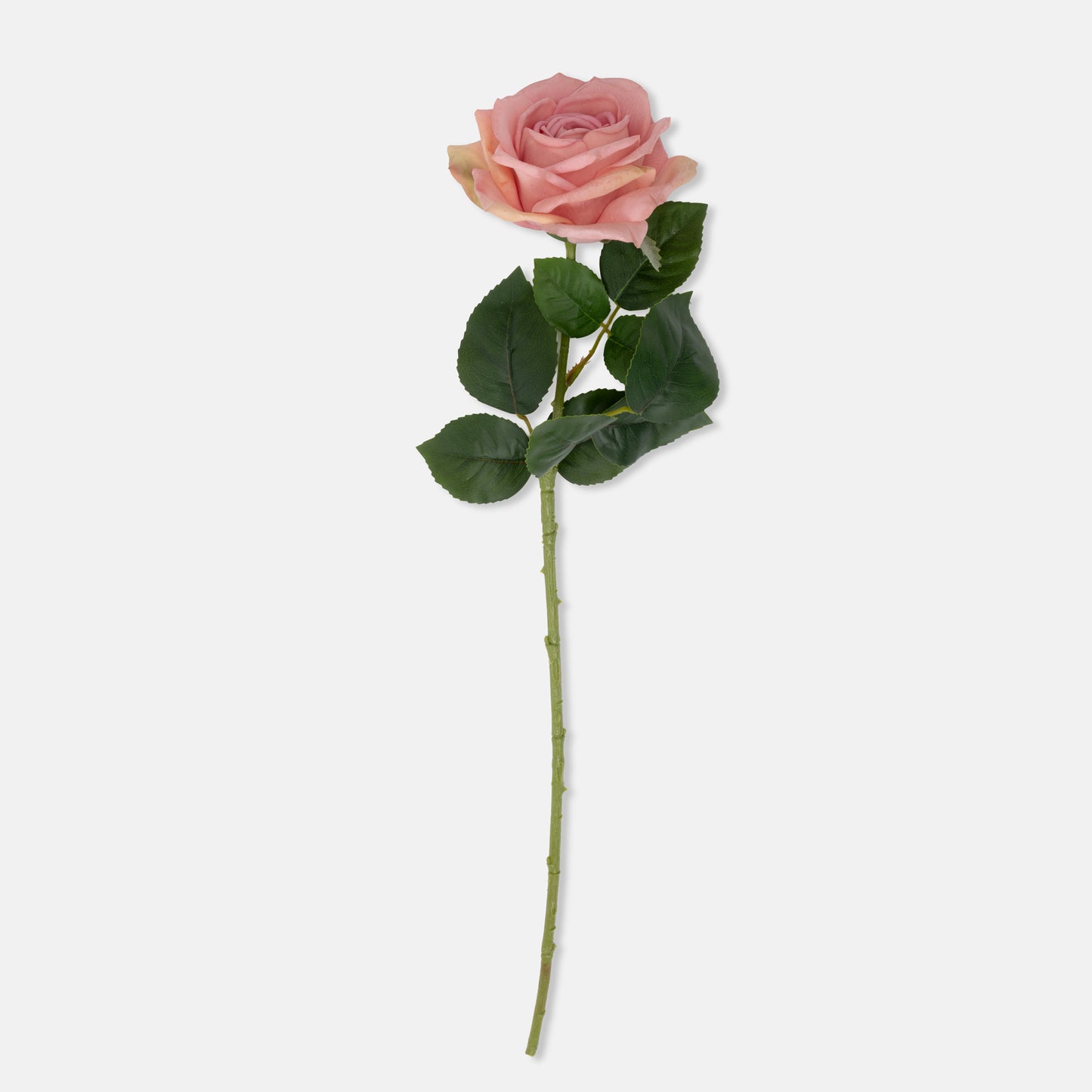ARTIFICIAL REAL TOUCH ROSE, PEACH