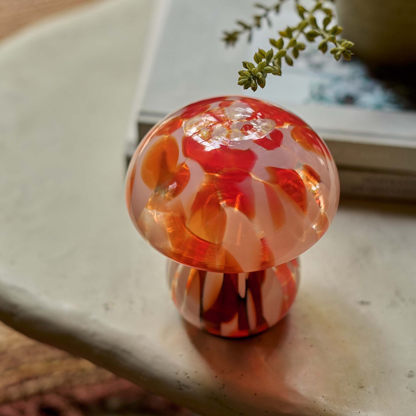 MUSHROOM CORDLESS LED LAMP - CORAL -  *Pre-Order* - Shipping August 2026